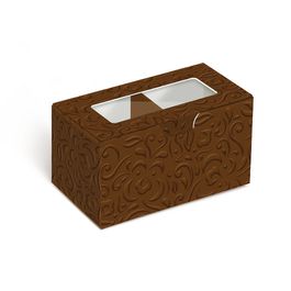 Caixa para Brigadeiro com 2 Unid Gourmet Marrom