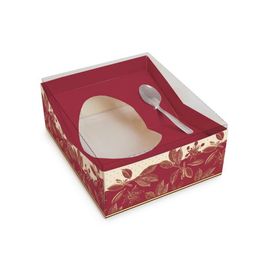 Caixa Meio Ovo de Colher Sabor Vermelho