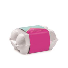 Caixa para Ovos com Cinta Astral Rosa/Verde KT C/6