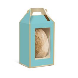 Caixa Maleta Retangular Vertical para Ovo com Visor Astral Azul