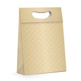 Caixa Plus Com Relevo Liso Ouro