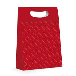 Caixa Plus com Relevo Liso Vermelho