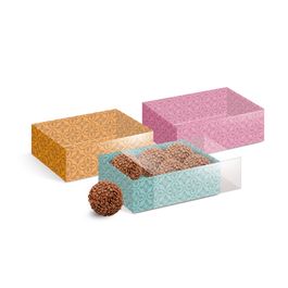 Caixa Com Luva Chocolatier Colorido