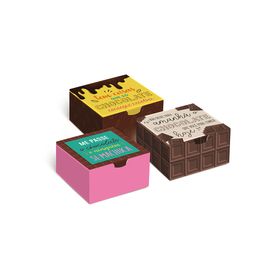 Caixa Divertida Para 6 Brigadeiros Chocolate Sortido Colorido