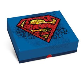 Caixa Retangular Tampa/Fundo New Superman Colorido
