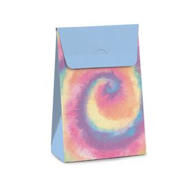 Caixa Trapézio Tie Dye Colorido