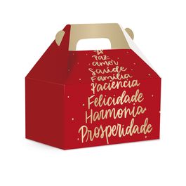 Caixa Maleta Kids Votos Vermelho / Ouro