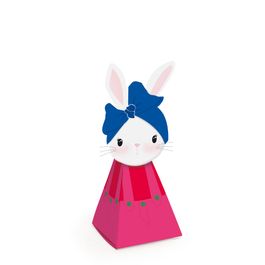 Caixa Cone Brilho De Pascoa Rosa