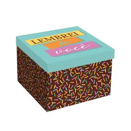 Caixa Surpresa Para Brigadeiro Lembrei De Você Colorido