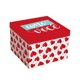 Caixa Surpresa Para Brigadeiro Amo Você Colorido