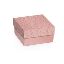 Mini Cx Quadrada Liso Rose Gold