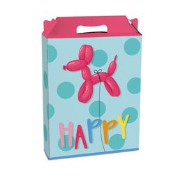 Cx Maleta Retangular Vertical Happy Ballons Colorido