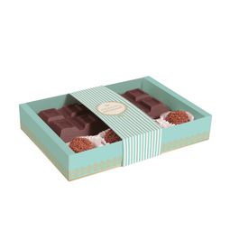 Caixa Tablete Com Brigadeiros Produto Artesanal Candy Acqua Colorido