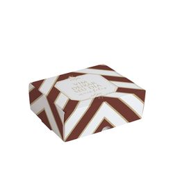Caixas Para Brigadeiros E Bombons Para 8 Brigadeiros Chevron Colorido