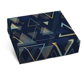 Cx Retangular Tampa/Fundo New Musk Colorido