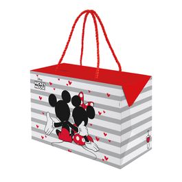 Caixa Com Alca Prime Romântica Mickey E Minnie Colorido
