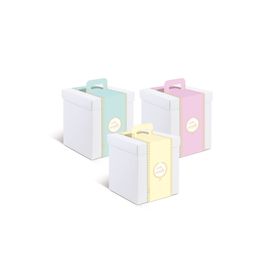 Cx Para Mini Bolos Cenário Com Carinho Colorido