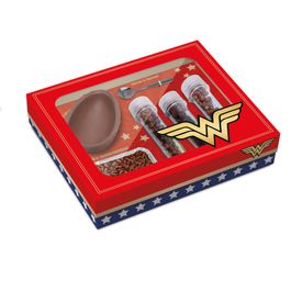 Caixa Kit Confeiteiro Mulher Maravilha Colorido