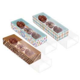 Caixa Luva Moldura Para Meio Ovo Com 3 Unidade Sortido Colorido