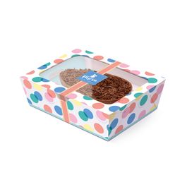 Caixa Pratice Para Meio Ovo Com 1 Unidade Coelhinhos Colorido