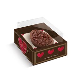 Caixa Moldura Para Meio Ovo Com 1 Unid Só Amor Colorido