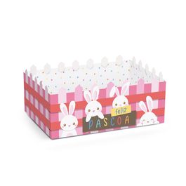 Cesta De Cartão Cerquinha Lilica Colorido