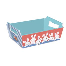 Cesta De Cartão Com Microondulado Luke Colorido