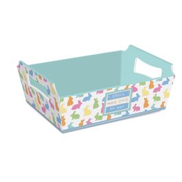 Cesta De Cartão Com Microondulado Bliss Colorido