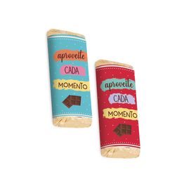 Caixa Tablete Com Cinta Momentos Composê Colorido