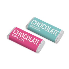 Caixa Tablete Com Cinta Chocolate Colorido