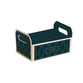 Caixote De Cartão James Colorido