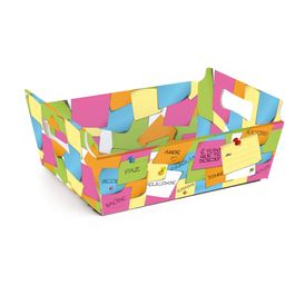 Cesta de Cartão Lembrete Colorido