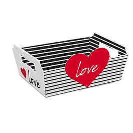 Cesta de Cartão Love Colorido