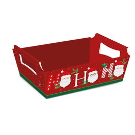 Cesta De Cartao Hohoho Colorido