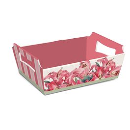 Cesta De Cartão Ruby Colorido