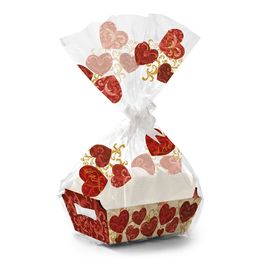 Kit Cesta Eternidad Marfim / Vermelho