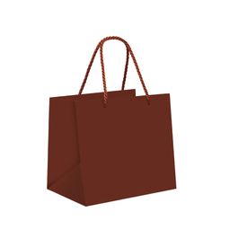 Sacola Premium Para Um Meio Ovo Liso Marrom
