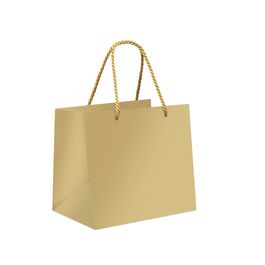 Sacola Premium Para Um Meio Ovo Liso Ouro