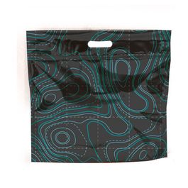 Sacola Laminada Metalizada Com Zíper Soho Acqua Preto / Acqua