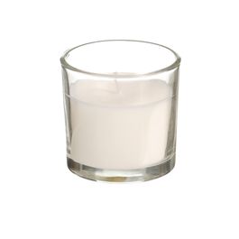 Vela Aromática De Baunilha Em Parafina Com Pote De Vidro 5X5Cm
