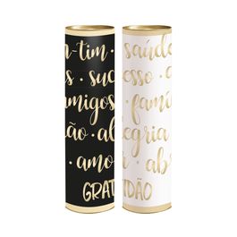 LATA para BEBIDAS MENSAGENS 34x9 com 1 UN