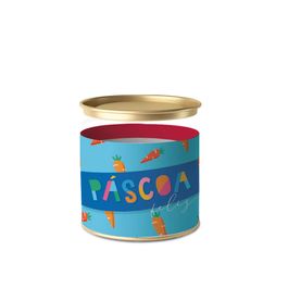Lata Para Doces Brilho De Pascoa Colorido