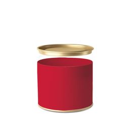 Lata para Doces Liso Vermelho