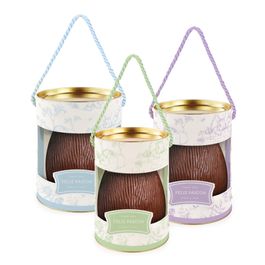 Lata Para Ovo De Pascoa Com Alca E Visor Clássico Francês Sortido Colorido