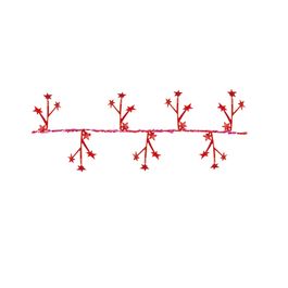 Fio Metal Estrela Pequena Vermelho