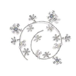 Fio Metal Floco de Neve Prata