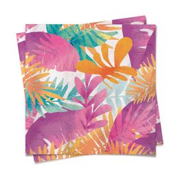 Guardanapo de Papel Tropical Colorido