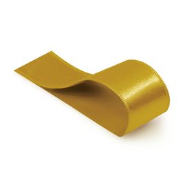 Fita De Cetim Liso Ouro