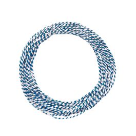 Fio De Papel Decorado Azul Escuro / Branco