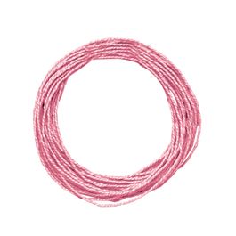 Fio De Papel Decorado Liso Rosa
